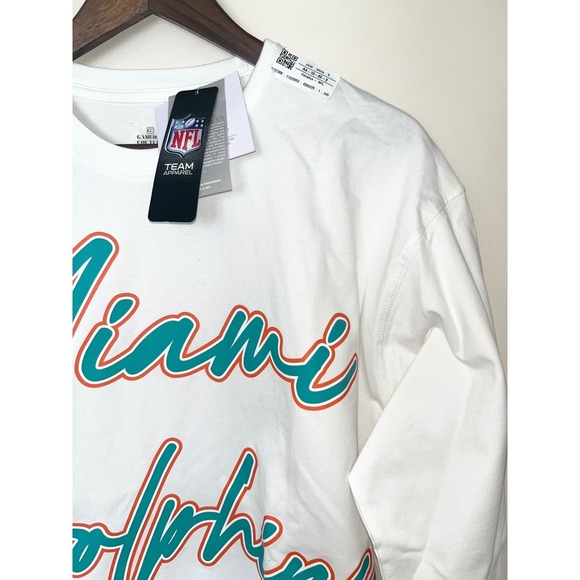 GAMEDAY COUTURE Miami Dolphins NWT Long Sleeve Oversized Shirt NFL | SMALL - Picture 6 of 15